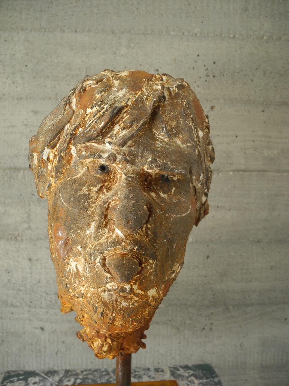 Thomas Duttenhoefer, Selbstporträt, 2020, Eisen, front